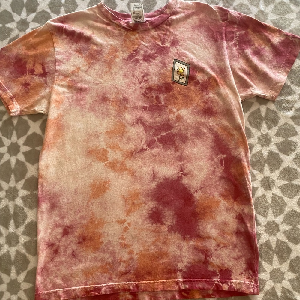 RIP N DIP pink tie-dye tee
